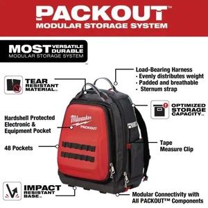 Milwaukee
15 in. PACKOUT Backpack with Tool Bag